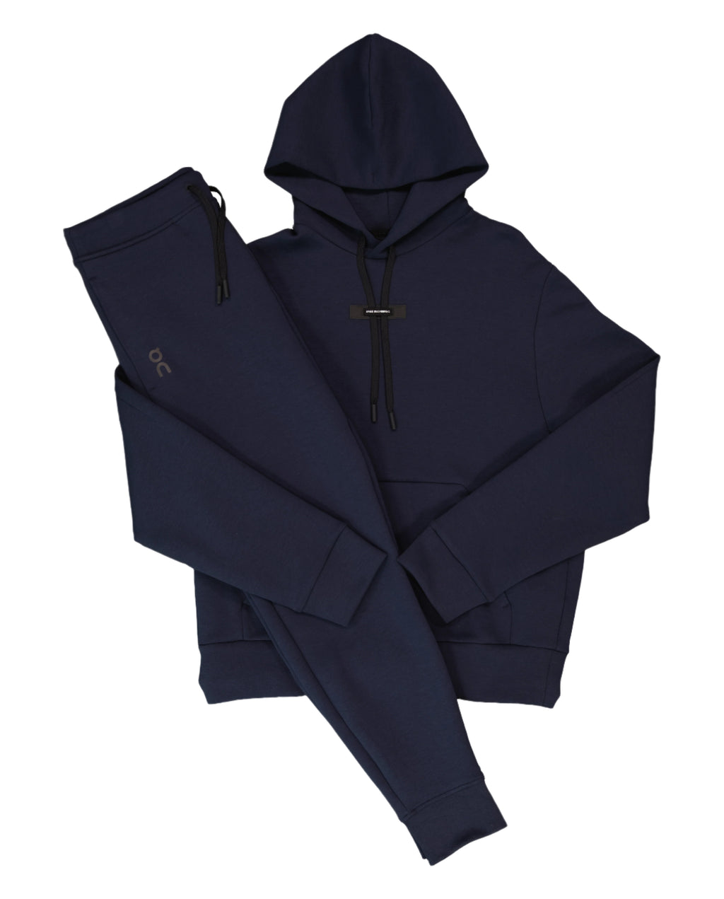 Men's On Running Navy Focus Tech Hoodie & Pant Set