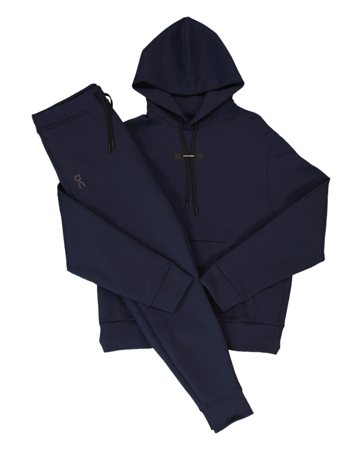 Men's On Running Navy Focus Tech Hoodie & Pant Set