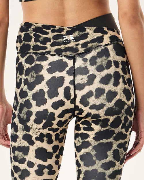 Women's P.E Nation Wander Full Length Leggings in Leopard & Smokestone — view 2