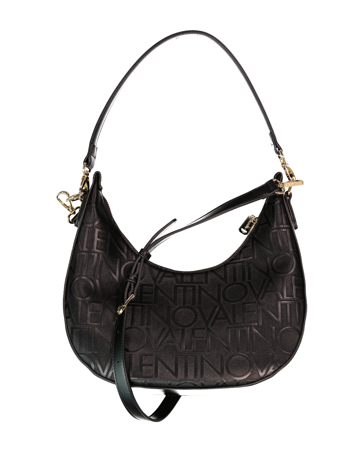 Women's Valentino Gynevra Re Hobo Bag In Black — view 2