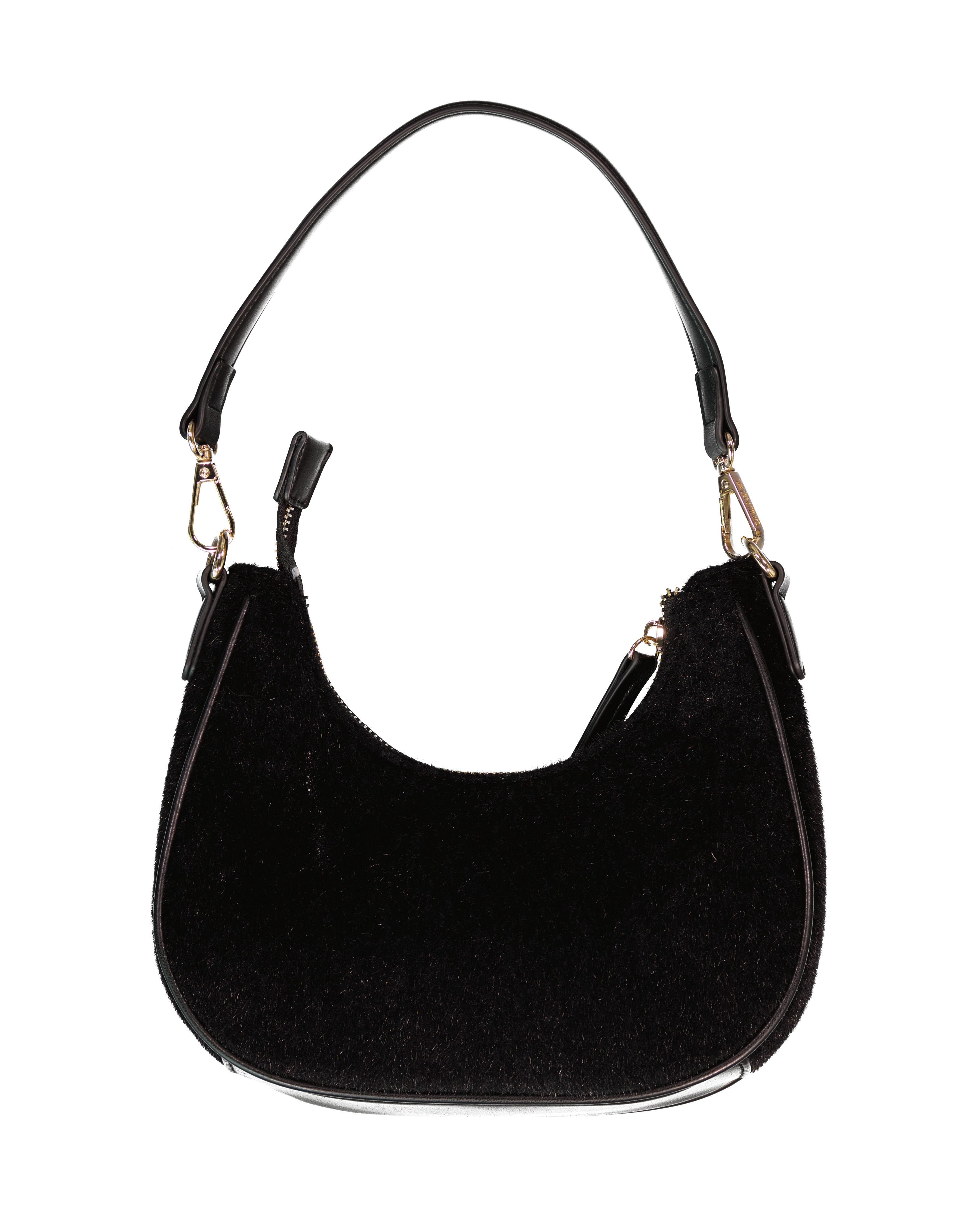 Women's Valentino Ocarina Winter Shoulder Bag In Black — view 2