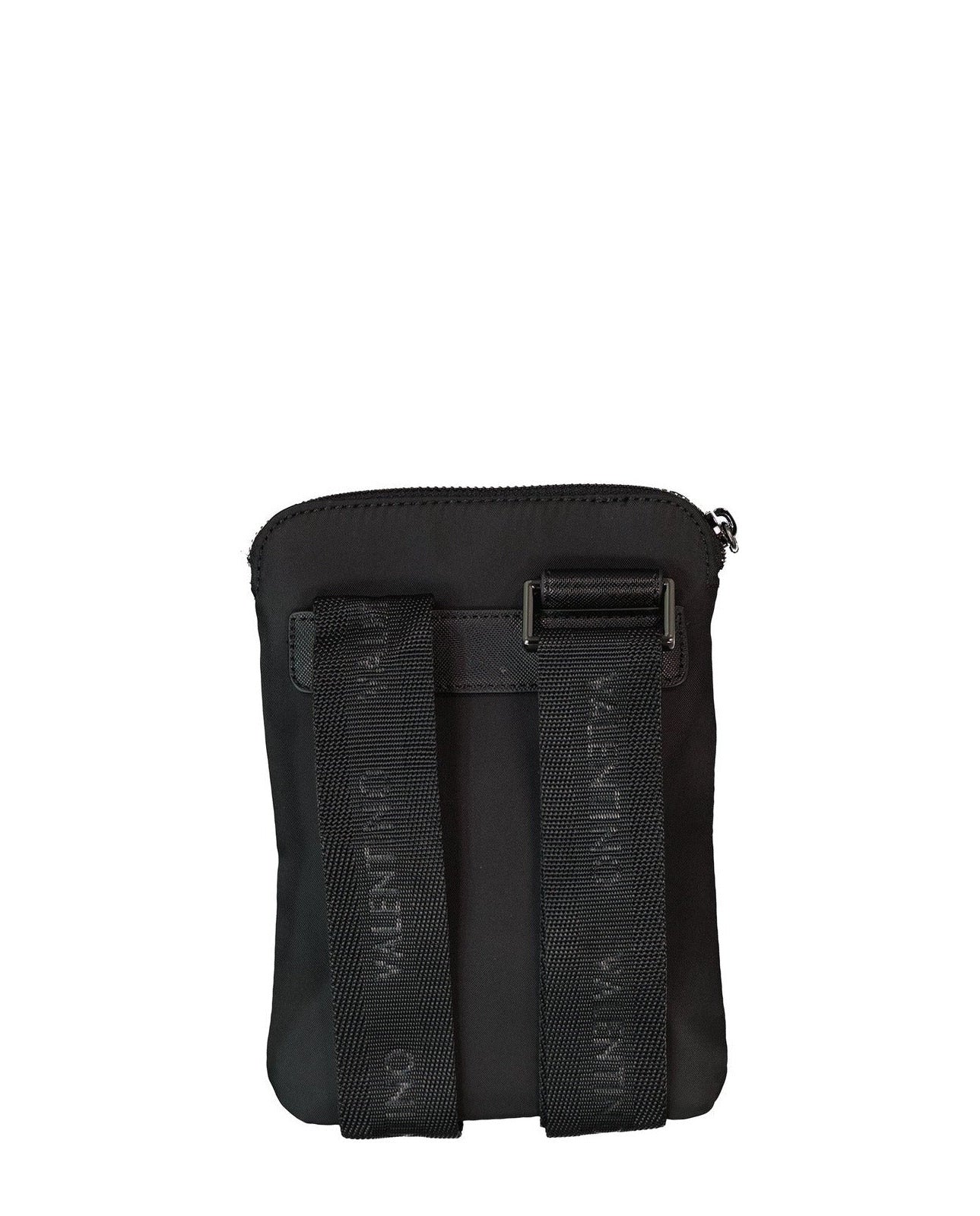 Men's Valentino Bags Cardano Black Soft Crossbody Bag