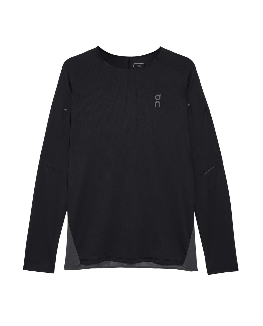 On Running Black Eclipse Performance Long Sleeve T Shirt