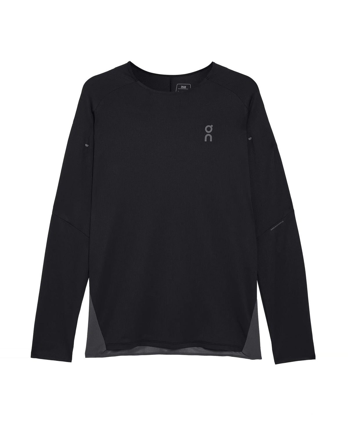 On Running Black Eclipse Performance Long Sleeve T Shirt