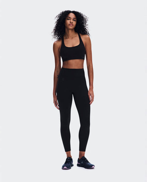 Women's On Running Black Core Bra & 7/8 Studio Tights Set