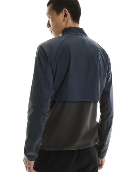 Men's On Running Weather Jacket Insulated in Navy I Eclipse — view 2