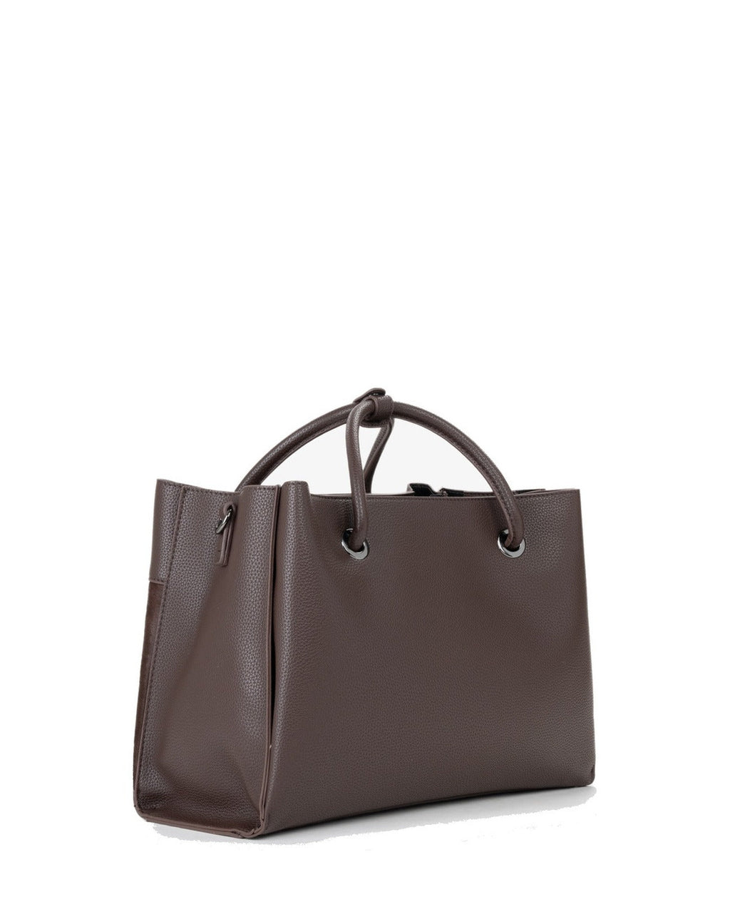 Women's Valentino Alexia Winter Shopping Bag In Dark Brown