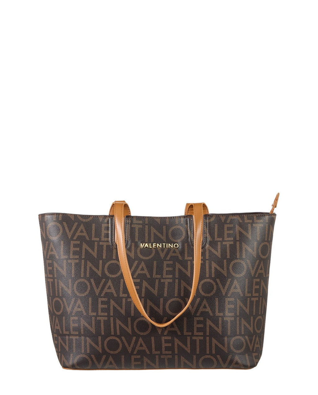 Women's Valentino Regina Re Shopping Bag In Dark Brown