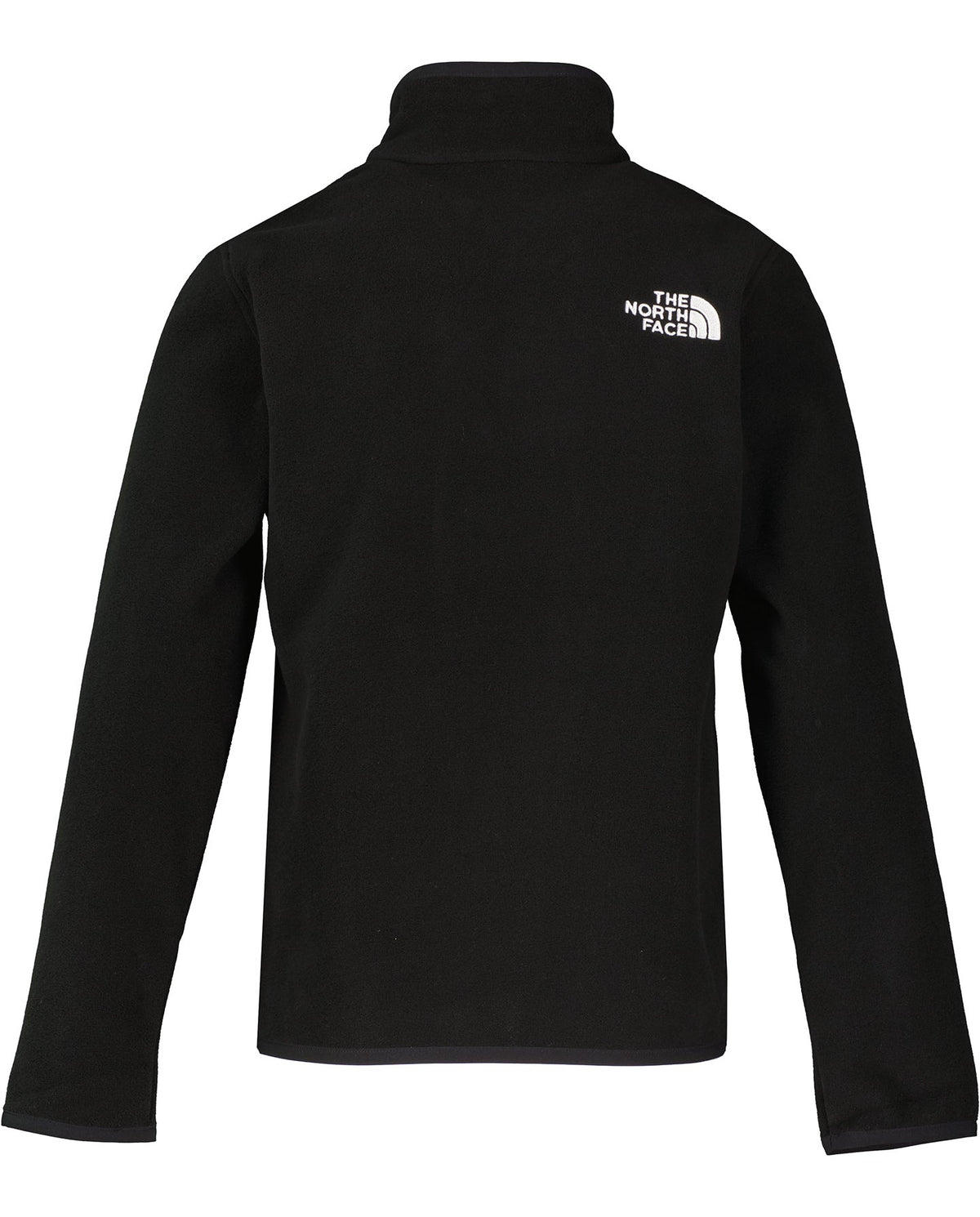 Boys The North Face Teen Glacier 1/4 Zip Black Fleece — view 2