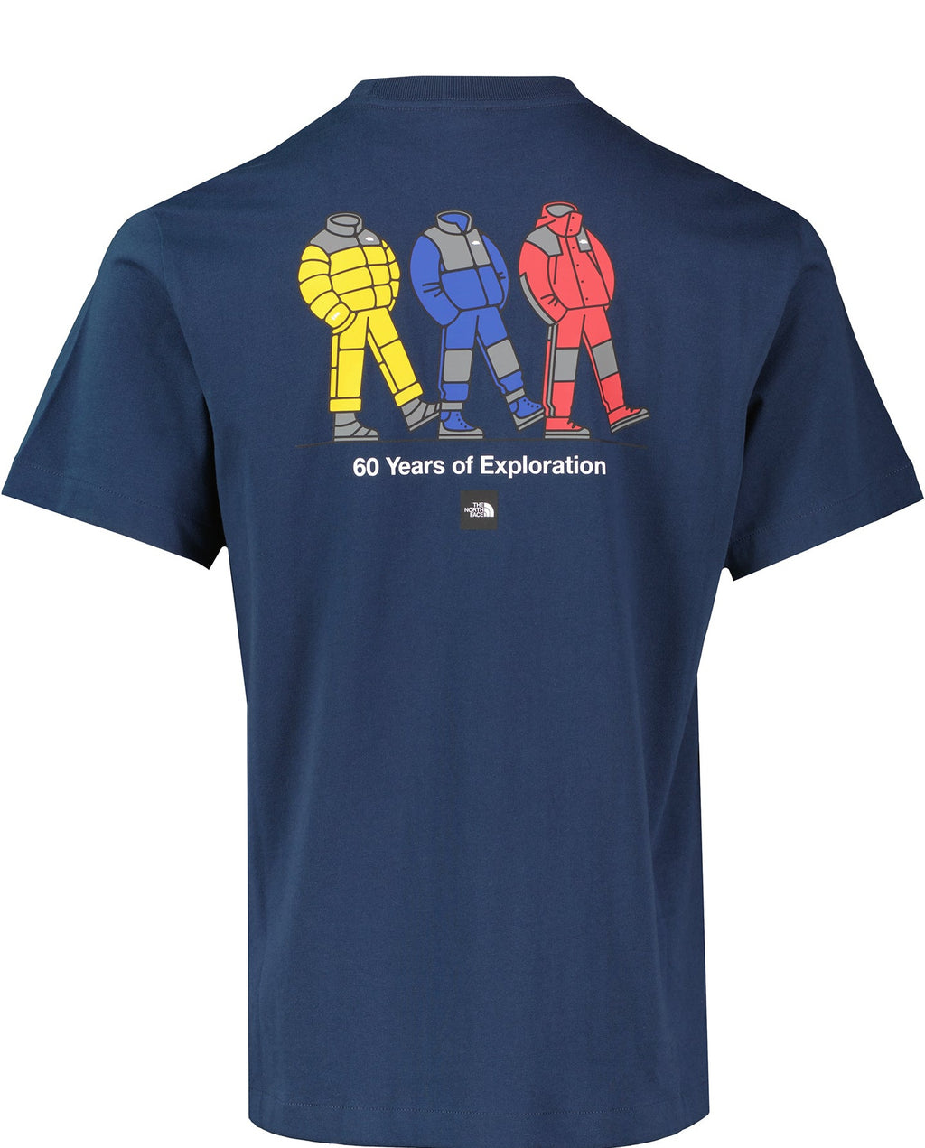 Mens The North Face Cel RX Summit Navy T Shirt — view 3