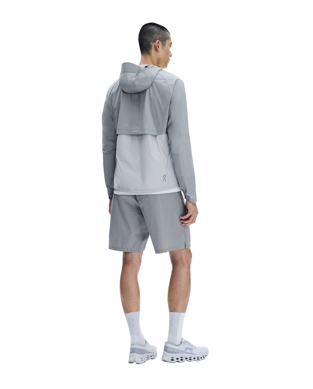 Men's On Running Core Jacket 1 Apollo | Glacier & 7" Core Shorts 1 Apollo Set — view 2