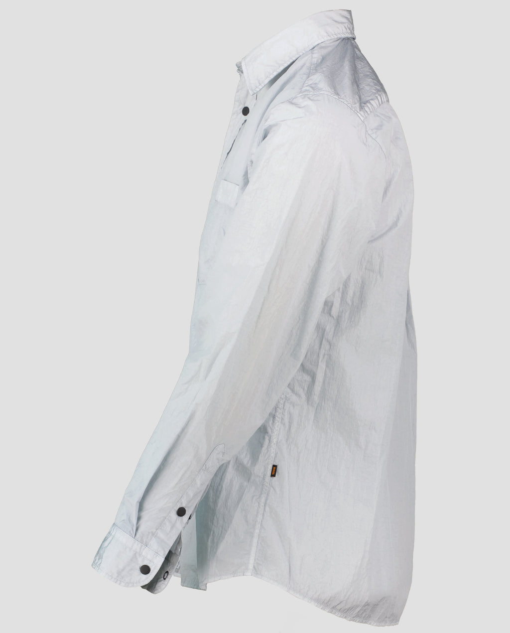 Men's BOSS Orange Light Grey Lambini Relaxed Fit Shirt — view 3