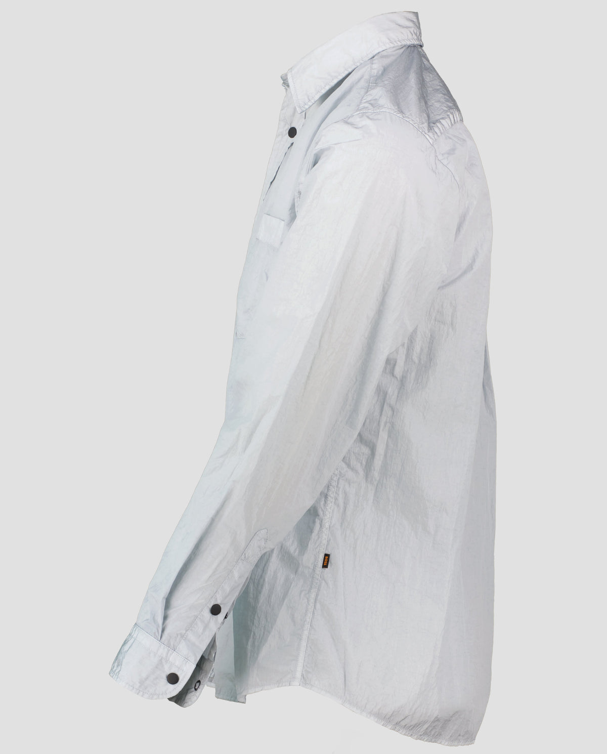 Men's BOSS Orange Light Grey Lambini Relaxed Fit Shirt — view 3