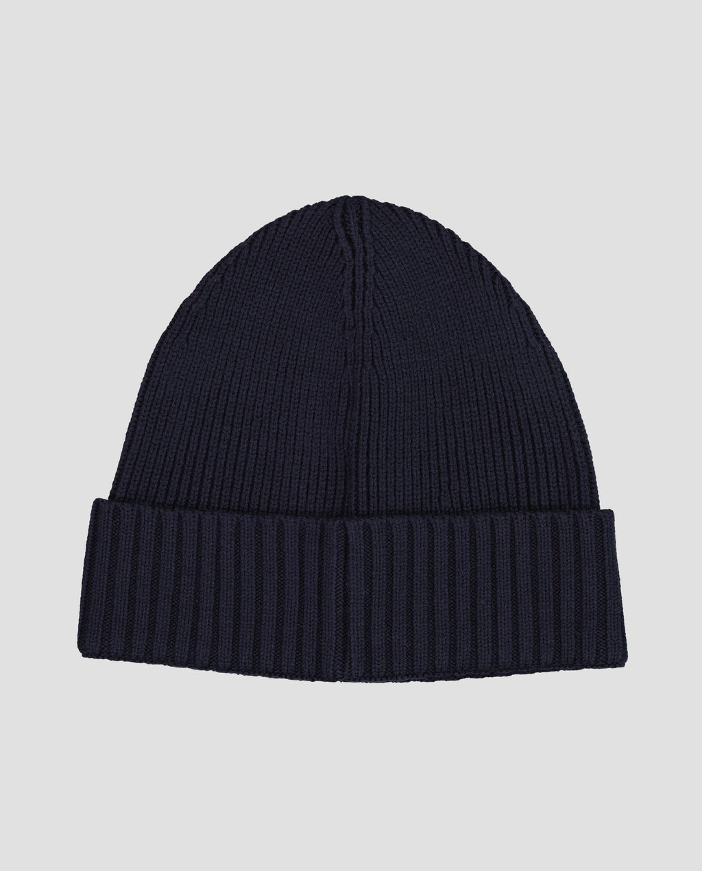 Men's BOSS Black Fati Dark Blue Beanie Hat — view 2