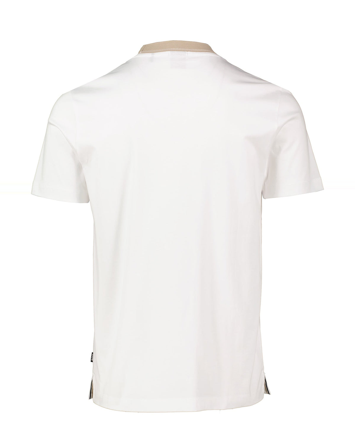 Mens BOSS Black H-Tessler 199 White Slim Fit T Shirt - image 3