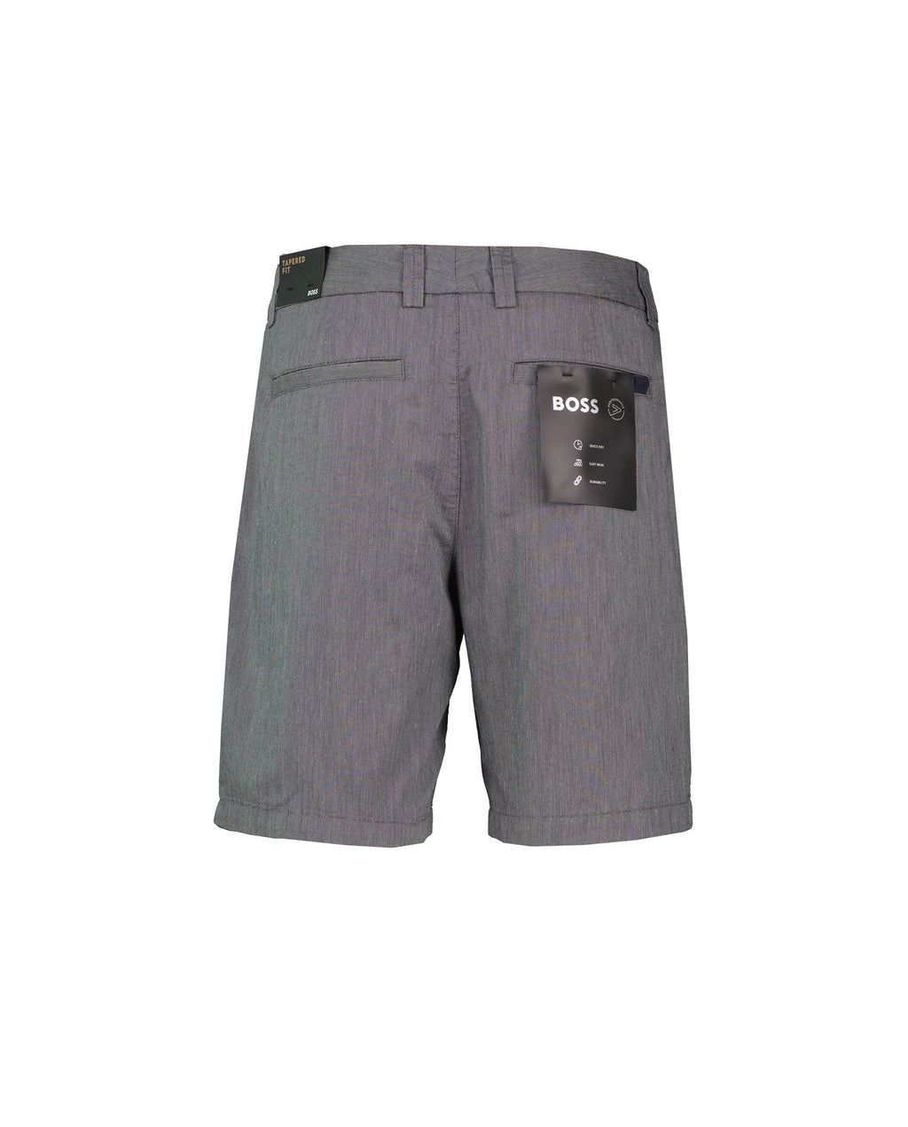 Mens BOSS Black P-Perin-PL-Shorts Dark Blue Tapered Chino Shorts - image 3