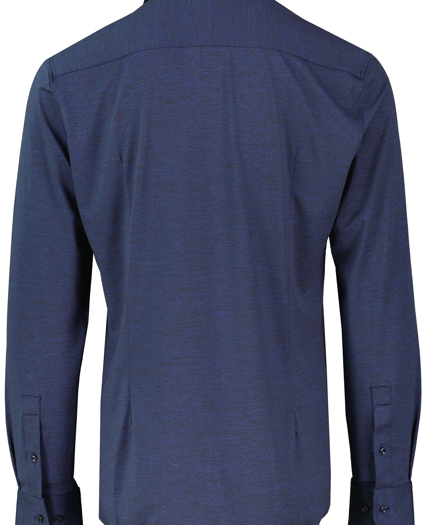 Mens BOSS Black P-HANK-kent-C1-222 Dark Blue Melange Slim Fit Shirt - image 3