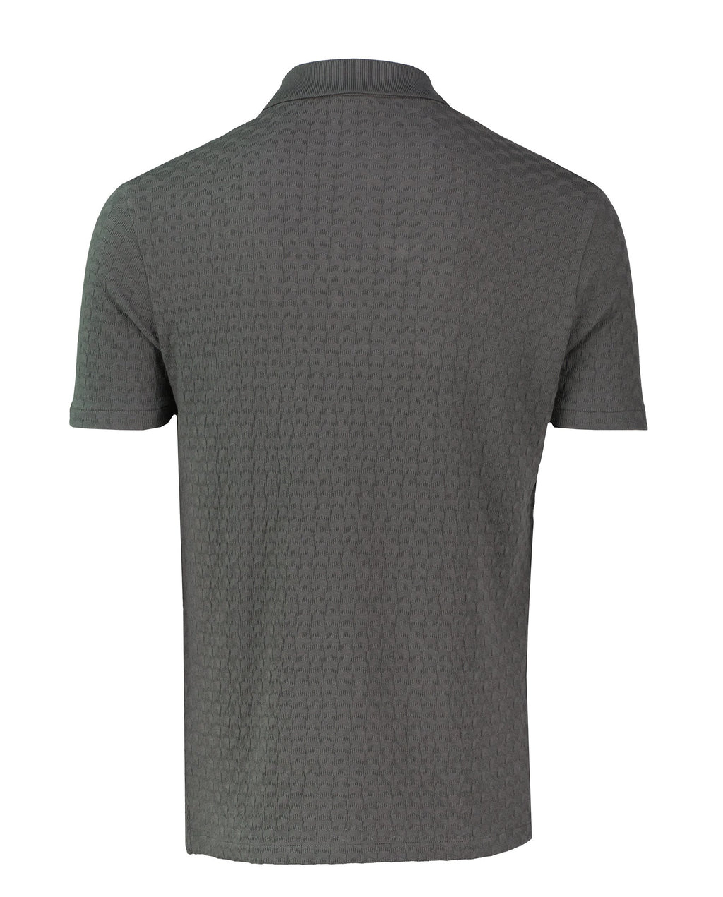Mens Paul Smith REG FIT ZIP FRONT POLO Grey Polo Shirts - image 3