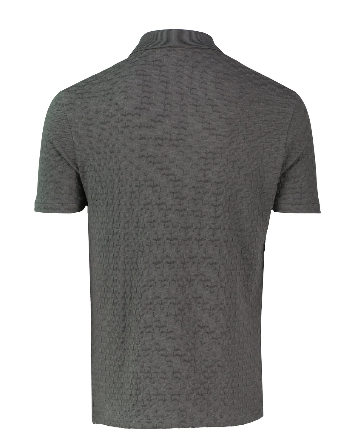Mens Paul Smith REG FIT ZIP FRONT POLO Grey Polo Shirts - image 3