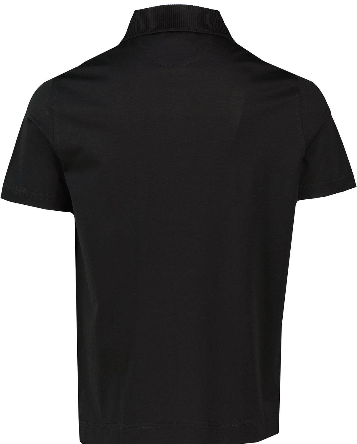 Reverse of Pal Zileri Mercerised Dark Grey Polo Shirt