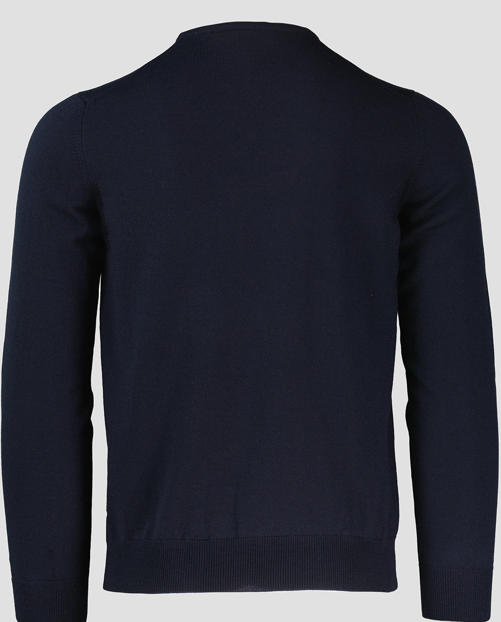 Back of Gran Sasso navy jumper