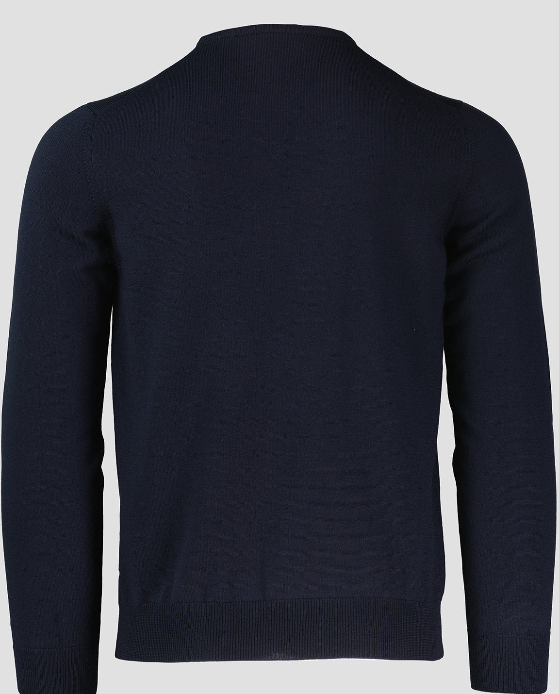 Back of Gran Sasso navy jumper
