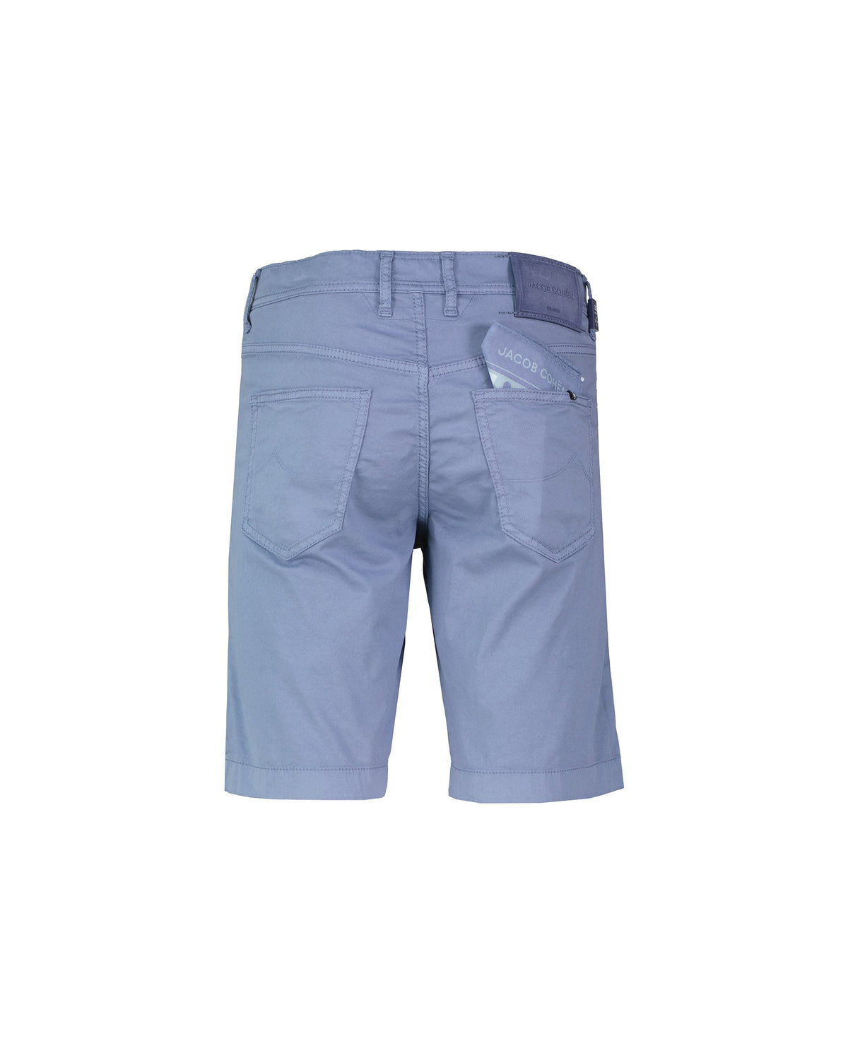 Mens Jacob Cohen Bermuda 5PKT Nicolas Aviation Blue Shorts — view 3