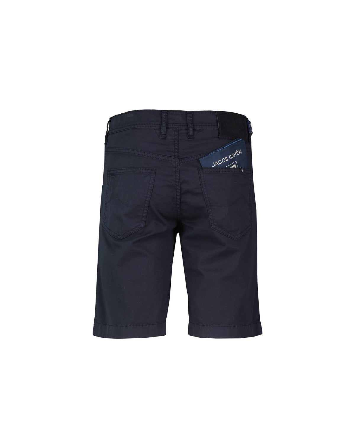 Mens Jacob Cohen Bermuda 5PKT Nicolas Navy Shorts — view 3