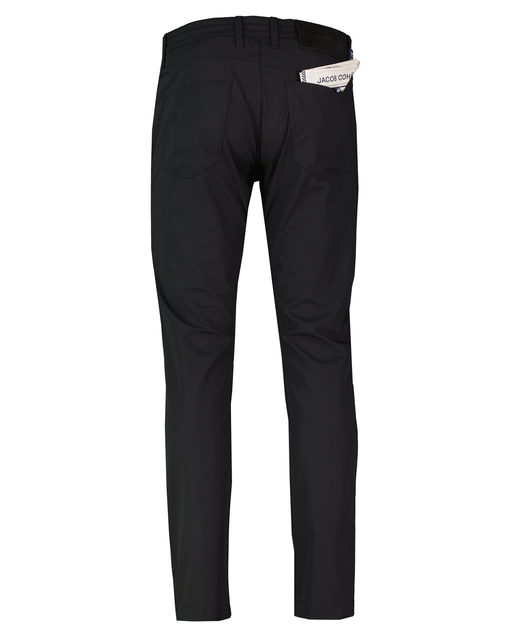 Mens Jacob Cohen Pharrell Active Relaxed Carrot Black Technical Pants — view 3