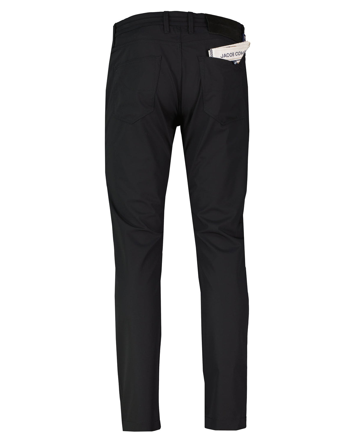 Mens Jacob Cohen Pharrell Active Relaxed Carrot Black Technical Pants — view 3