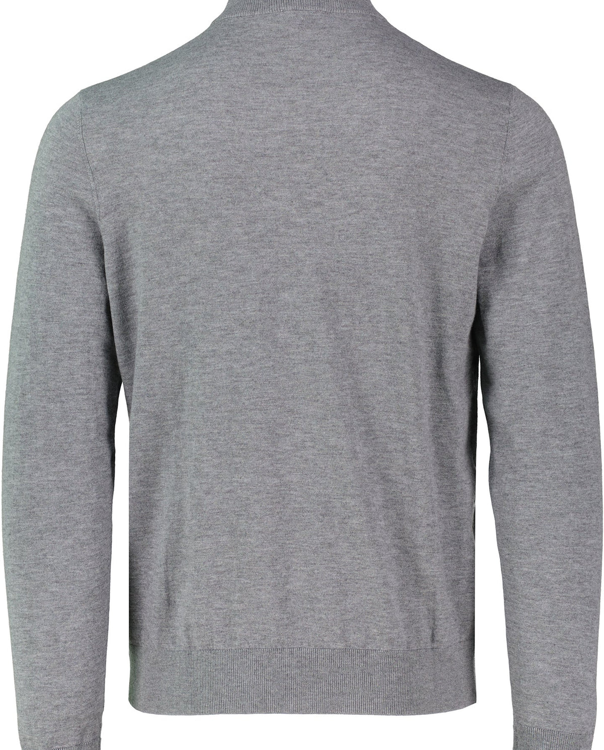 Men's Pal Zileri Grey 1/4 Zip Knitted Jumper - image 3