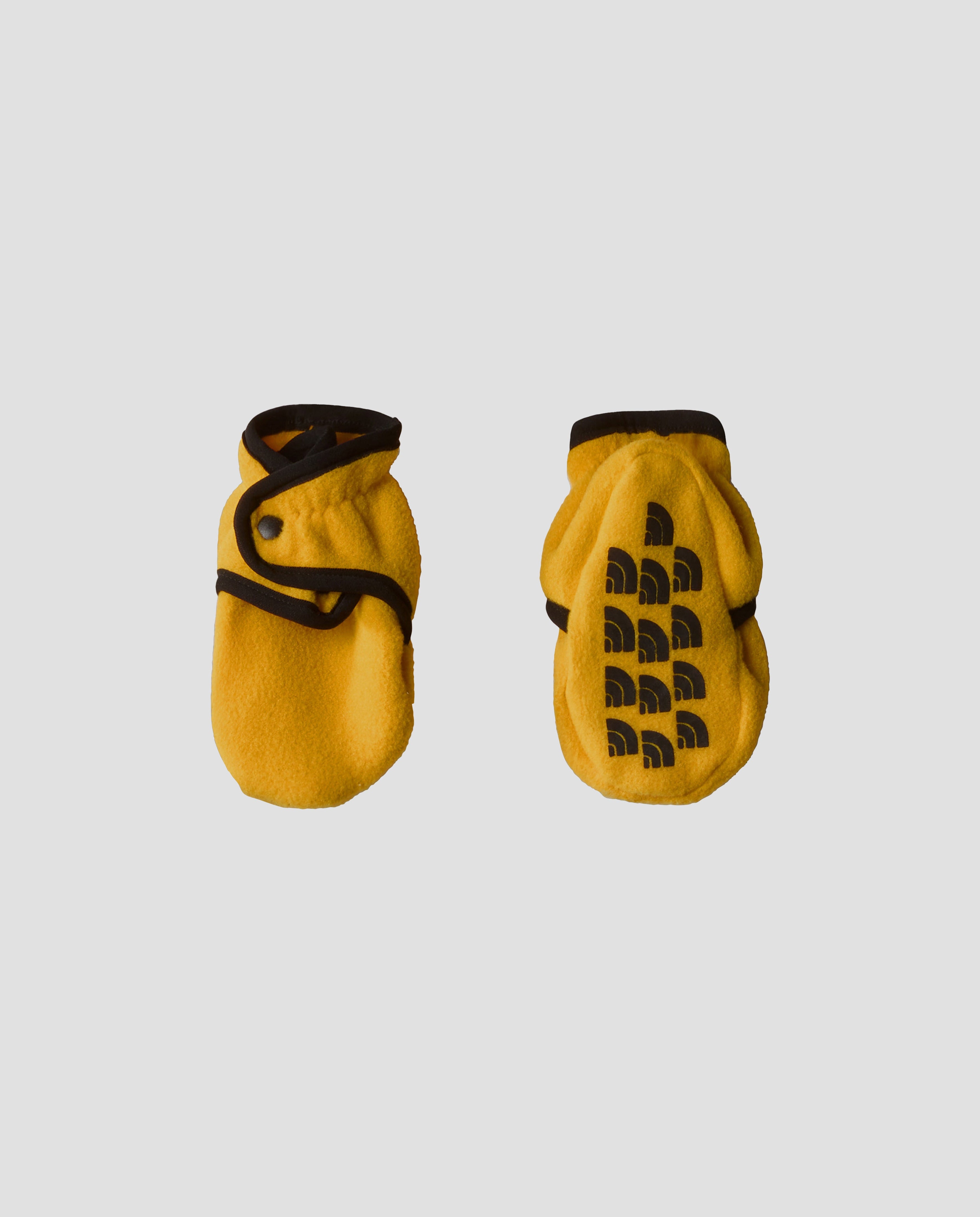 Baby The North Face Yellow Denali One Piece Set — view 2