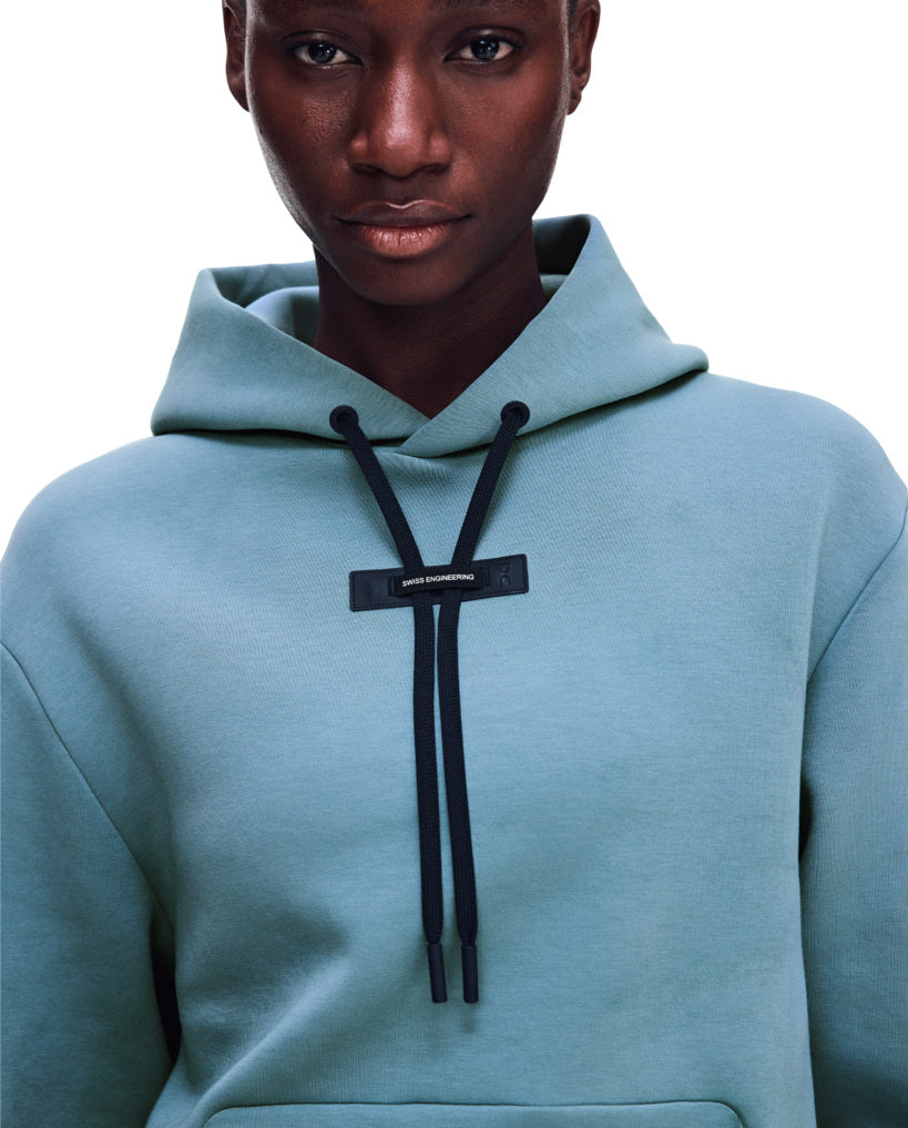 Women's On Running Focus Tech Hoodie 1 Agave — view 2