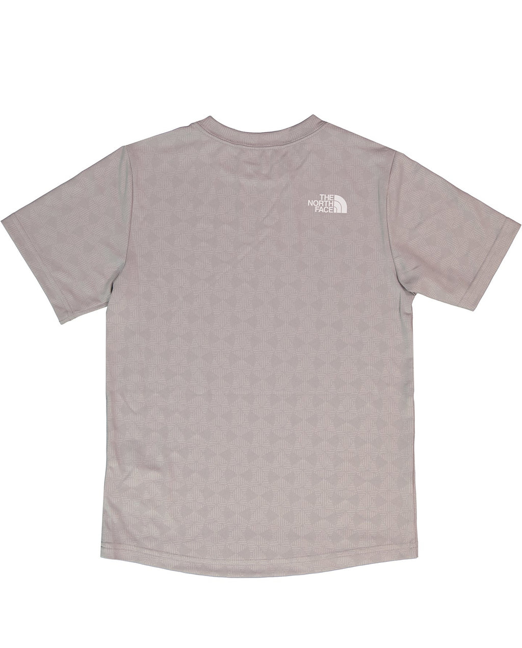 Light gray t-shirt with a brand logo on the back against a white background