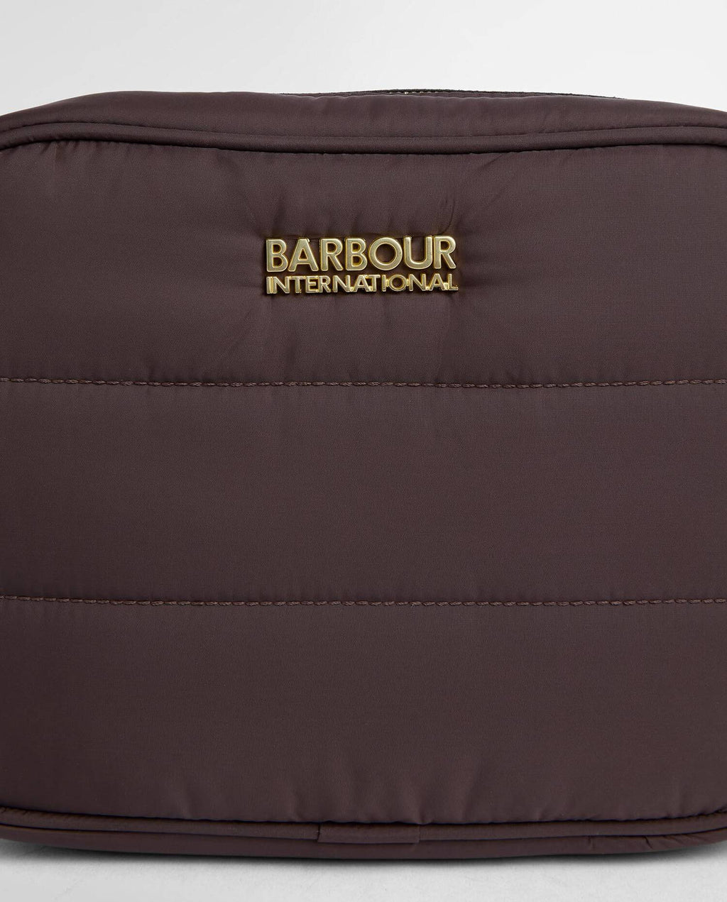 Women's Barbour International Monaco Baffle Quilt Crossbody Bag In Truffle — view 3