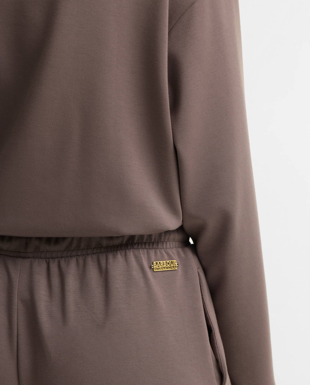 Women's Barbour International Kemora Trousers In Truffle — view 3