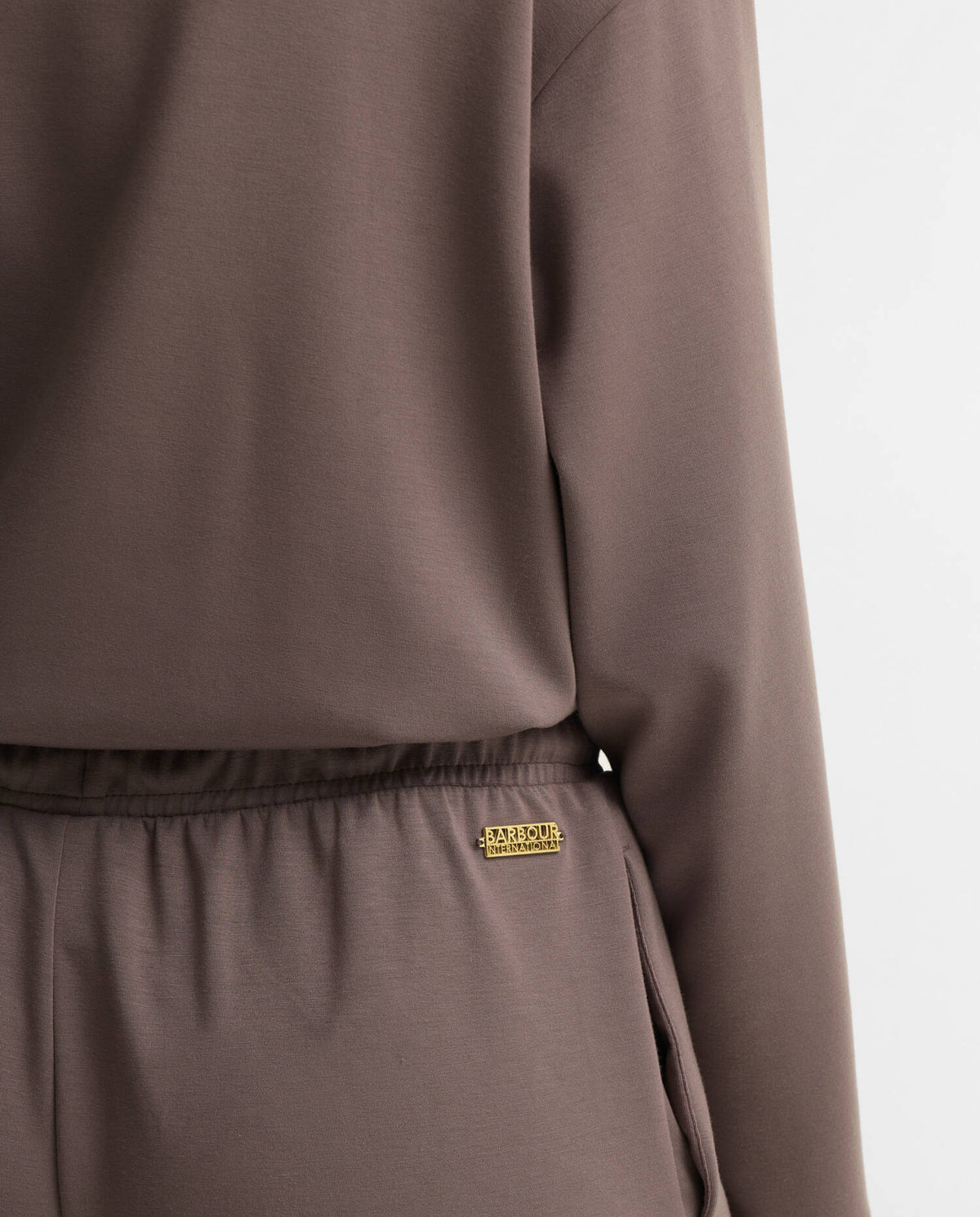 Women's Barbour International Kemora Trousers In Truffle — view 3