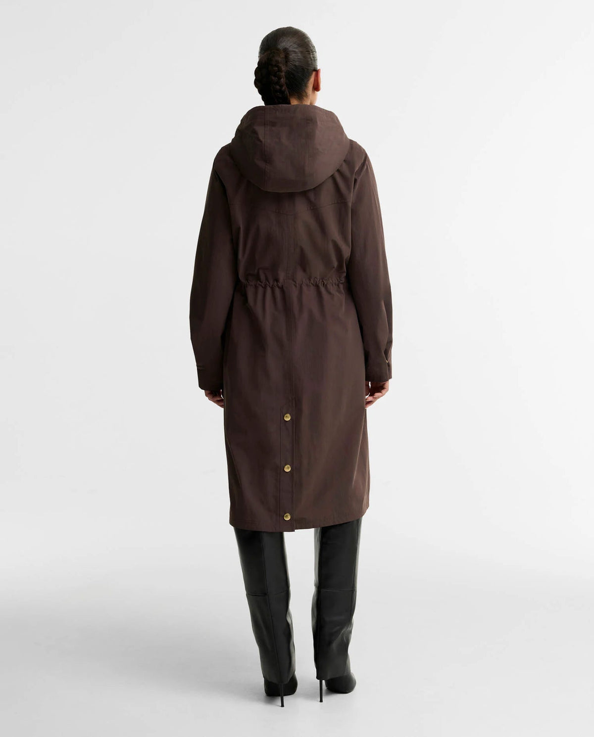 Women's Barbour International Serravalle Waterproof In Truffle — view 3