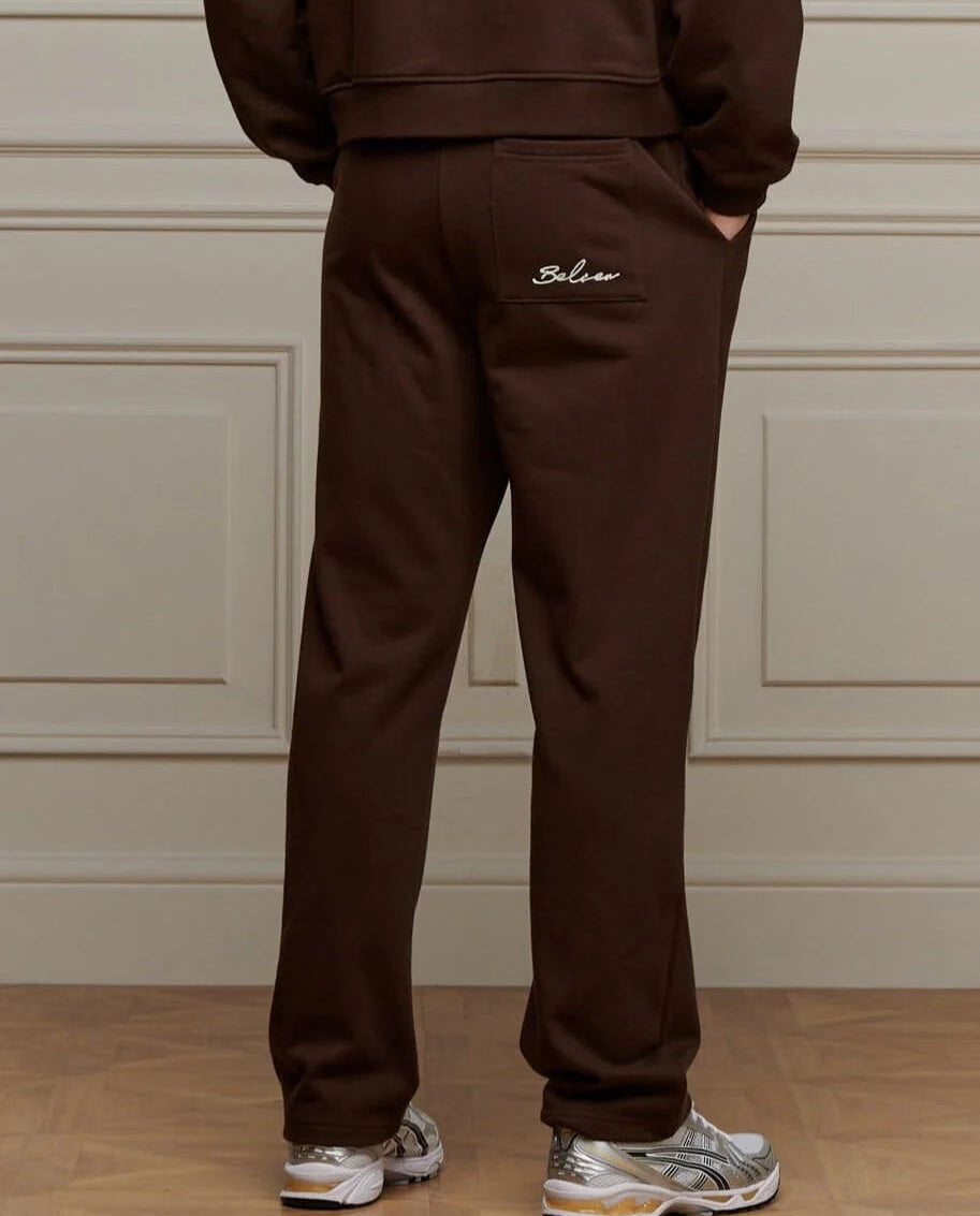 Men's Belier Brown Logo Jogger — view 3