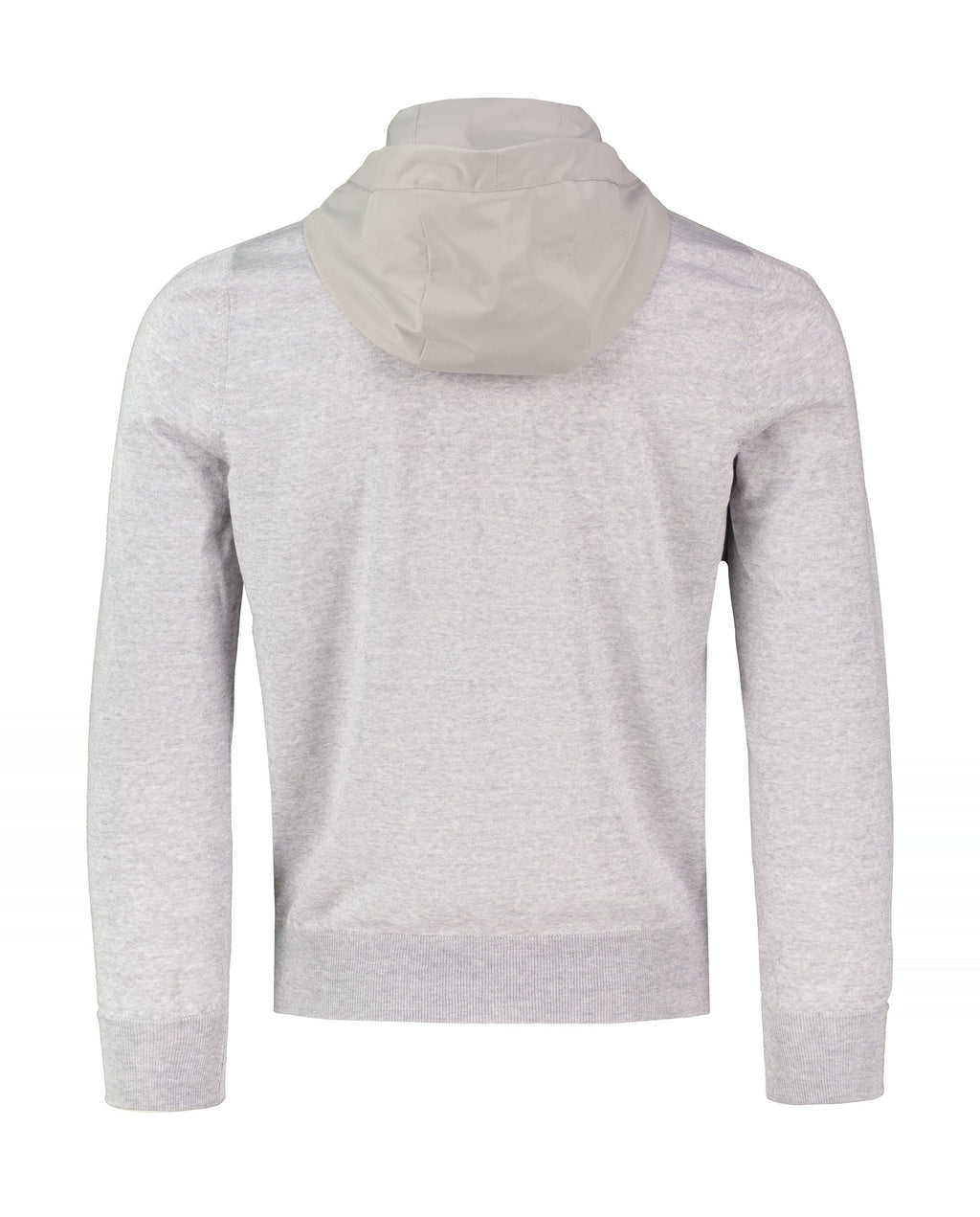 Men's Gran Sasso Grey Hoodie Hybrid Jacket
