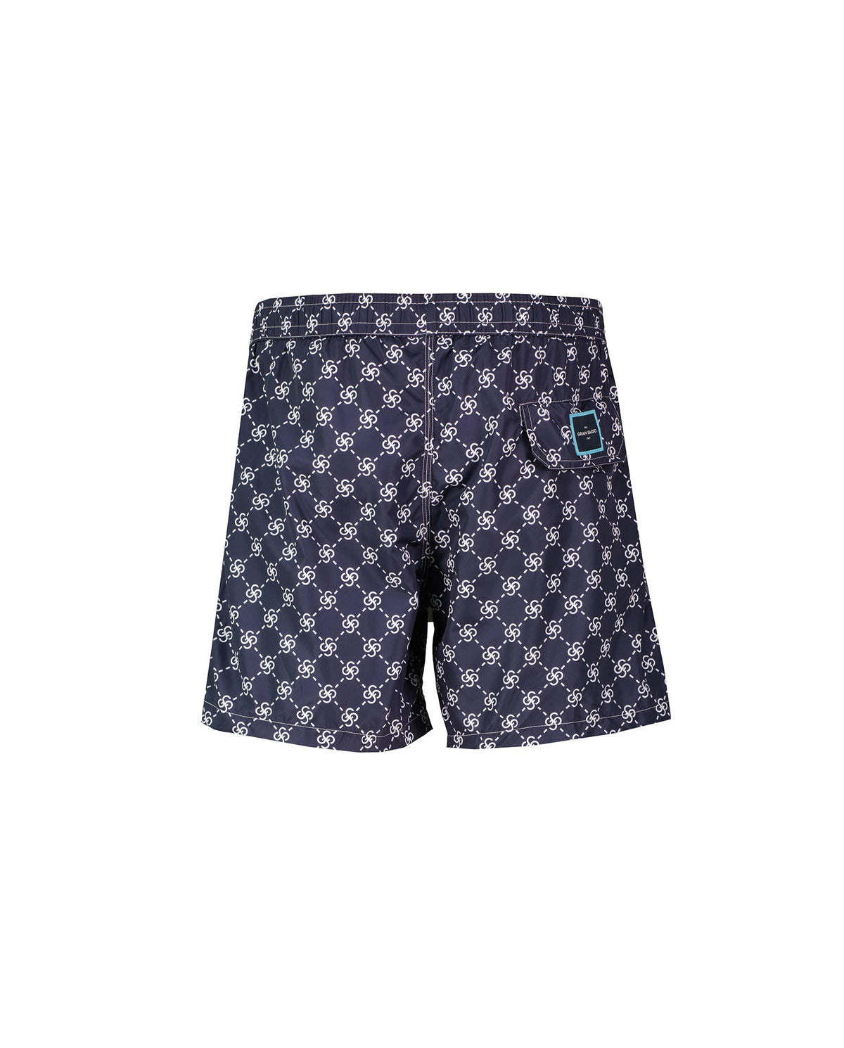 Men's Gran Sasso Navy GS Monogram Logo Swim Shorts - image 3