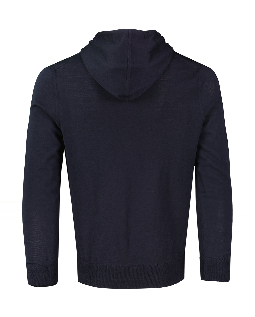 Men's Gran Sasso Navy Knitted Hoodie — view 2