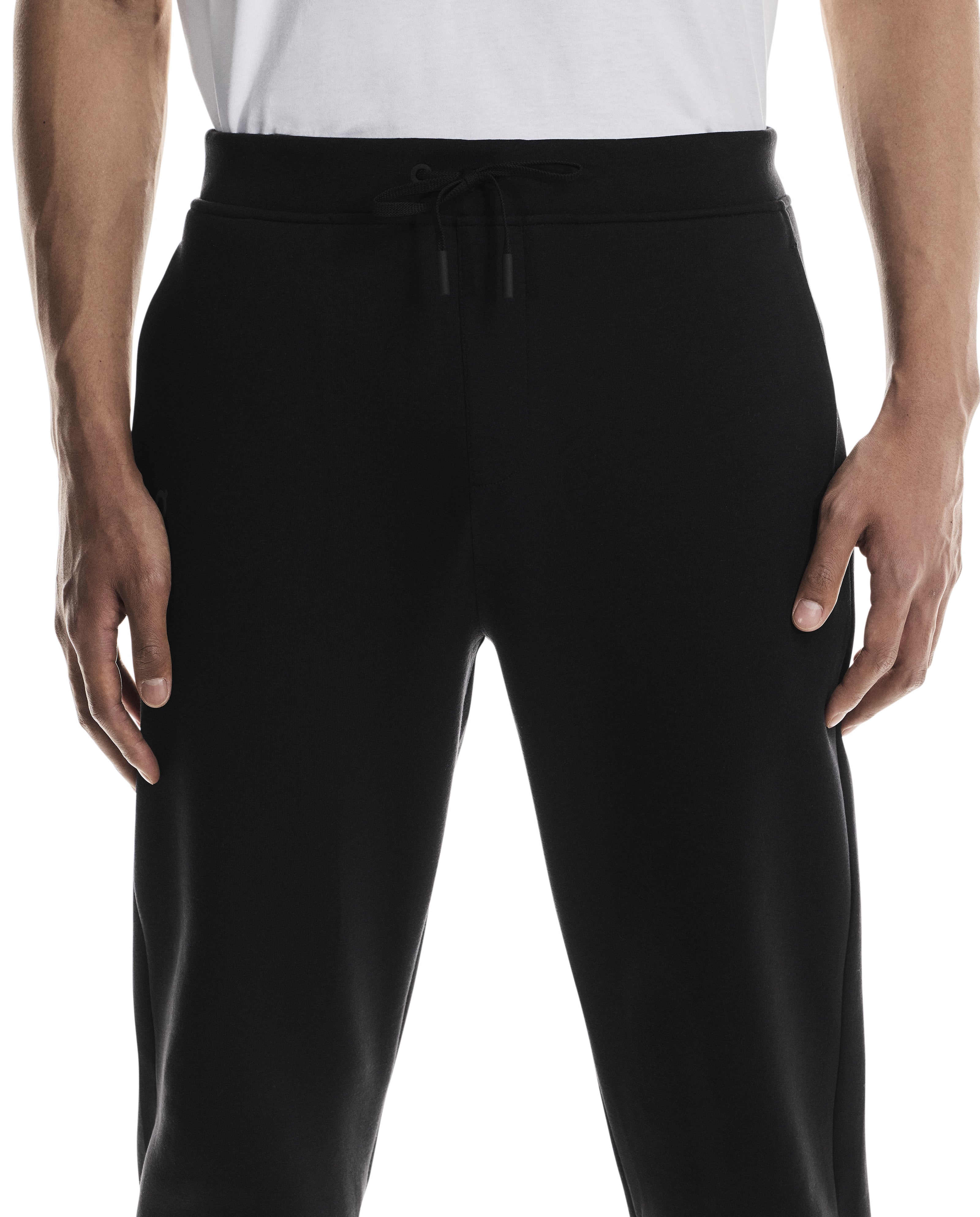 Men's On Running Black Focus Tech Sweatpants — view 2