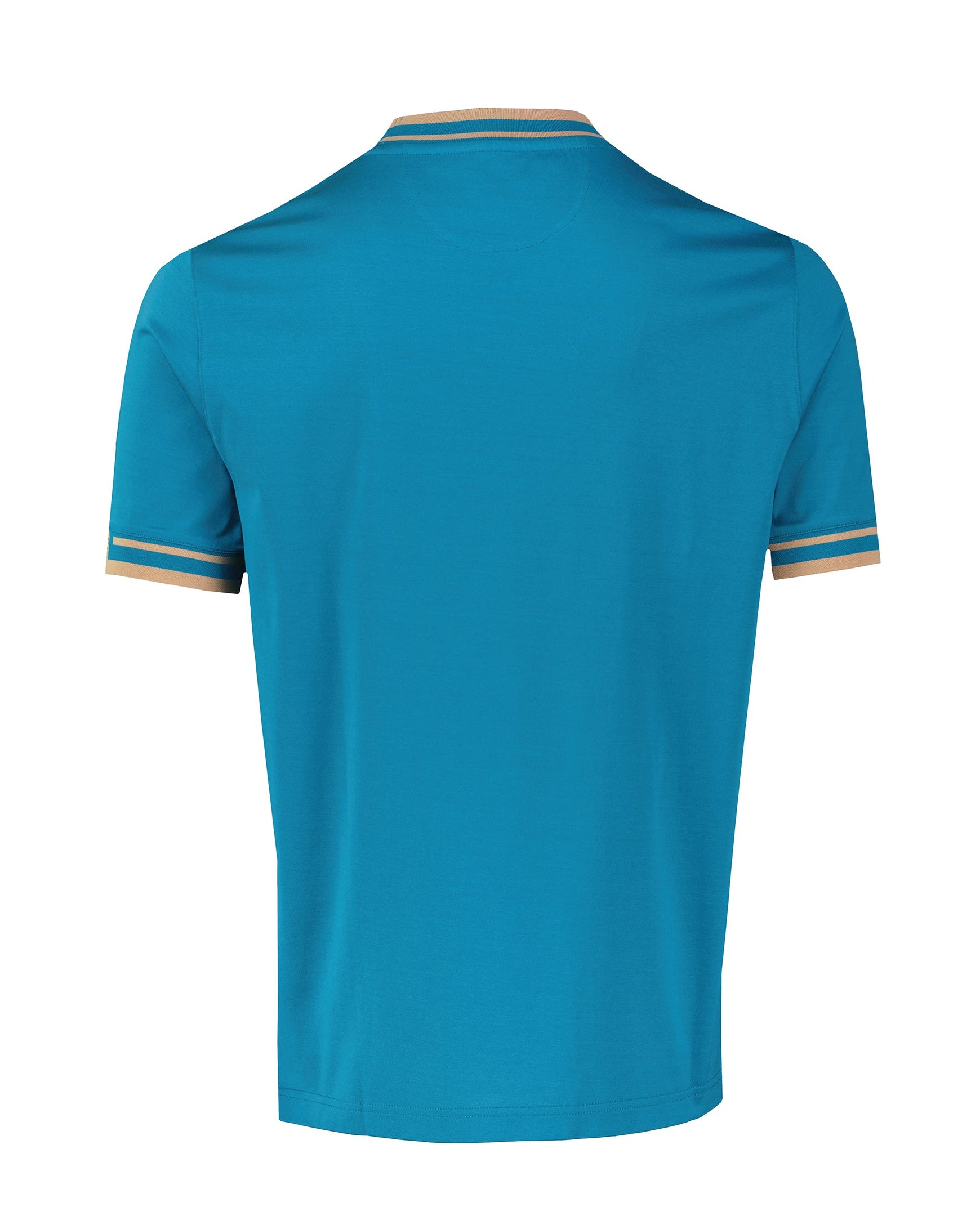 Men's Pal Zileri Teal Blue Mercerised T Shirt