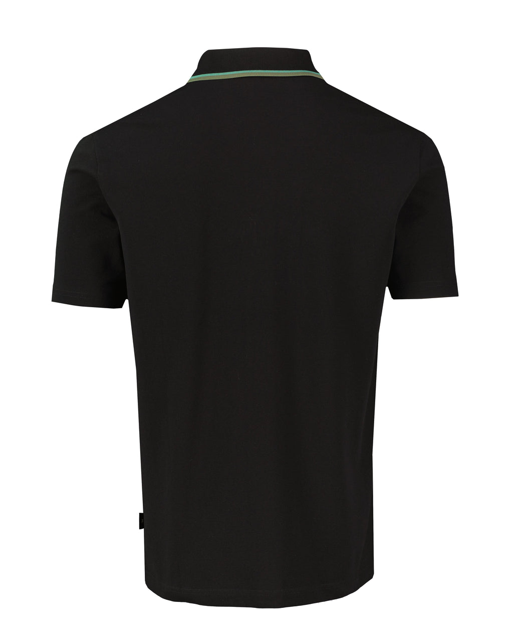 Men's Paul Smith Button-Through Polo Shirt - Black — view 2