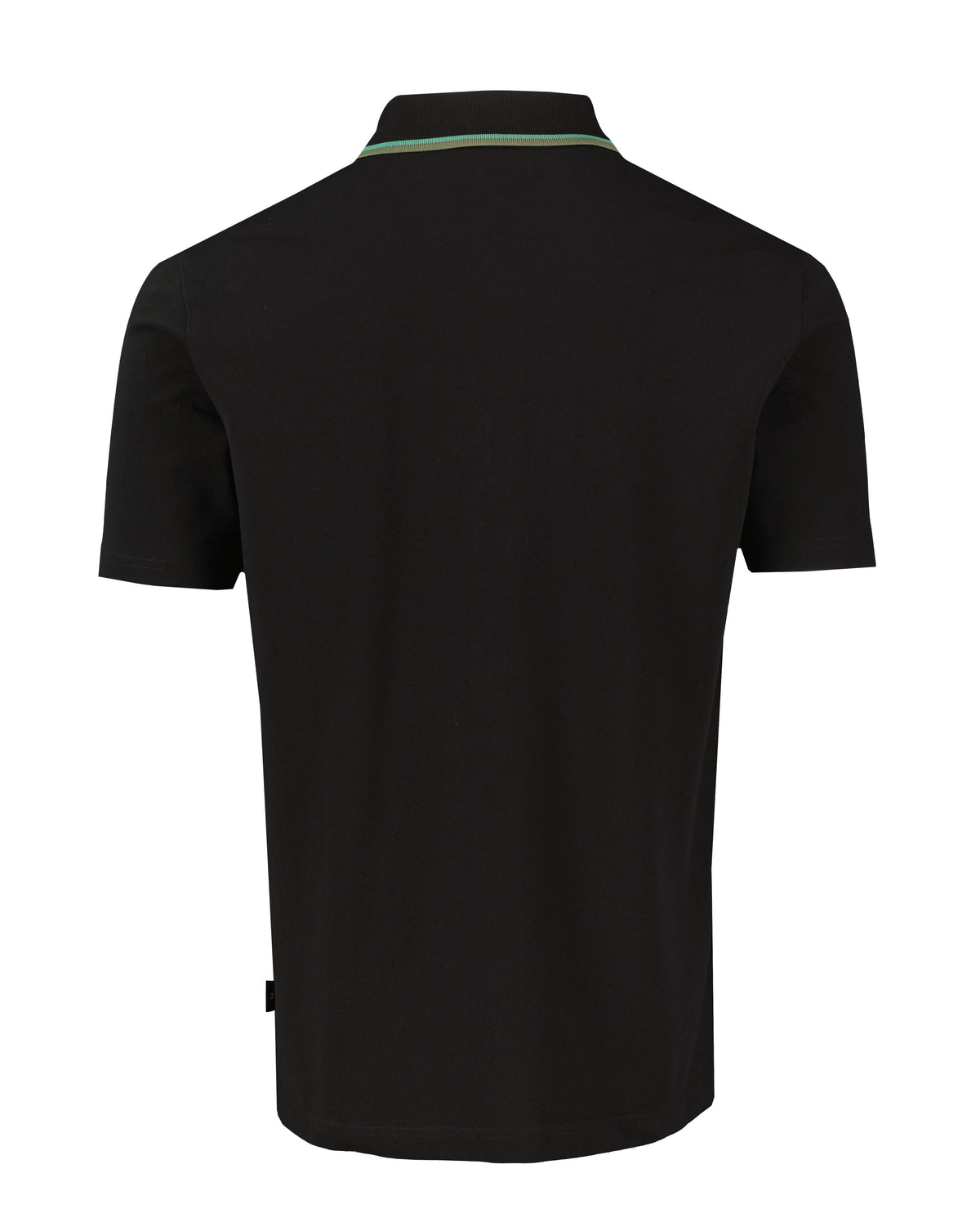 Men's Paul Smith Button-Through Polo Shirt - Black — view 2