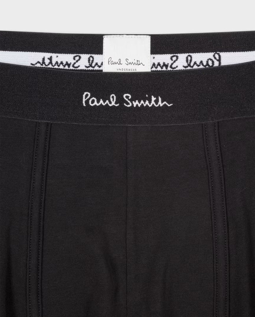Men's Paul Smith Black Plain Boxer Trunk 5 Pack - image 4