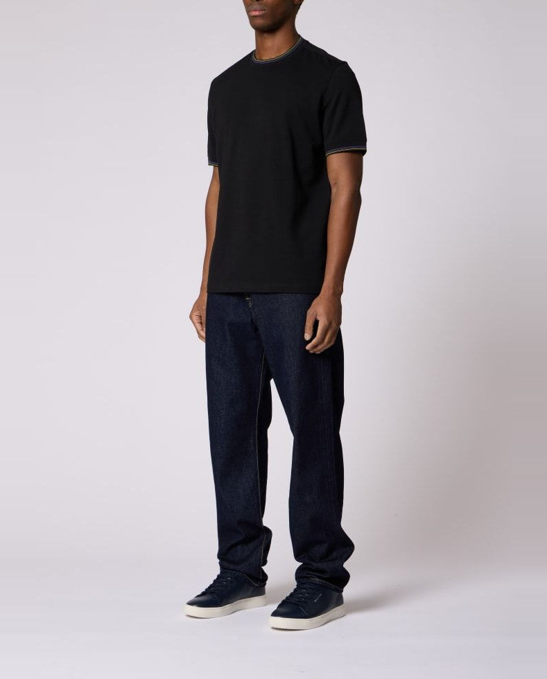 Men's Paul Smith Regular Fit Short Sleeve T-Shirt - Black — view 3