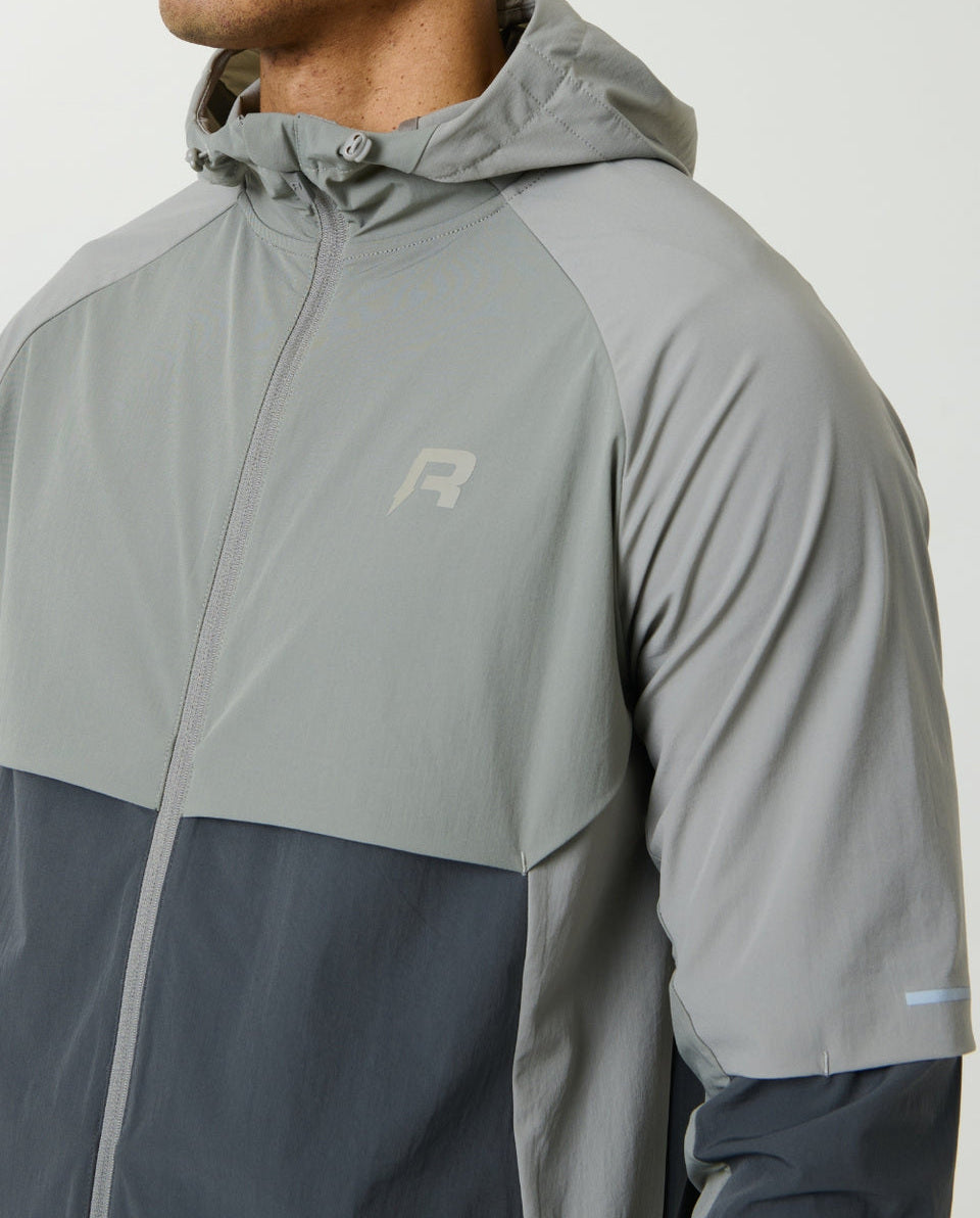 Men's Reprimo Faded Dune Slate Vortex Windbreaker Jacket — view 3