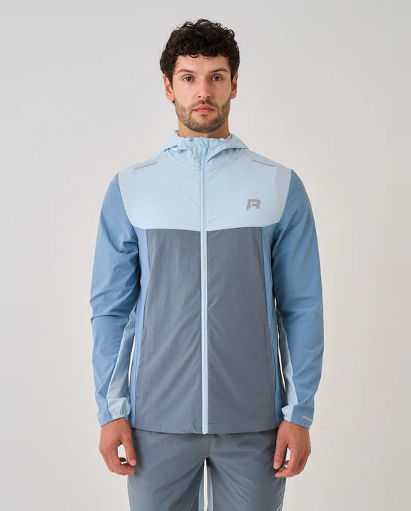 Men's Reprimo Sky Blue Flight Windbreaker & Short Set — view 3